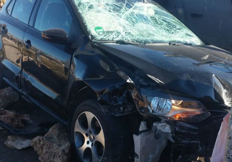 A Palestinian hit 4 Israelis including a colonel in ramming attack in West Bank